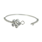 Flower Brass Openable Bangle Bracelet Cuff Kada For Women Girls Bulk