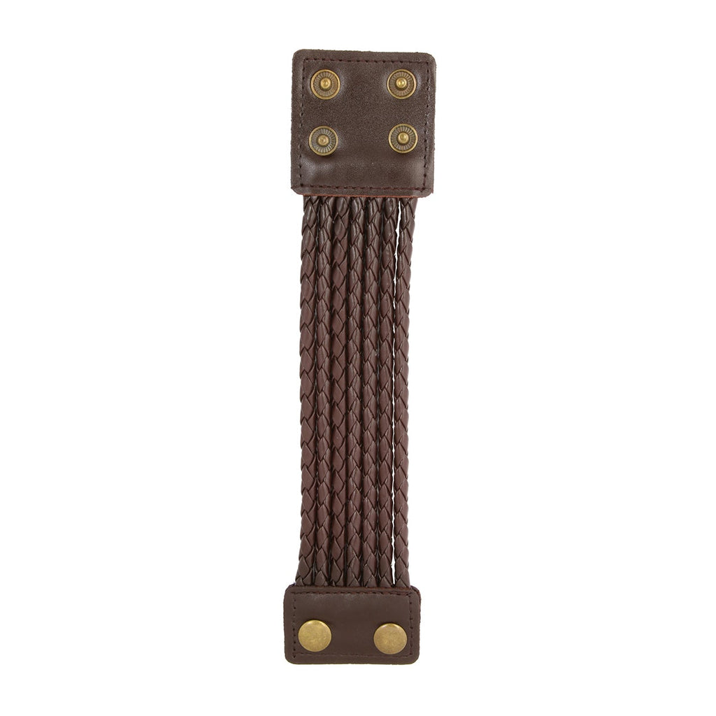 Rope Funky Genuine Handcrafted Brown Leather Bracelet Boys Bulk