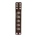 Tiger Funky Genuine Handcrafted Brown Leather Bracelet For Men Bulk