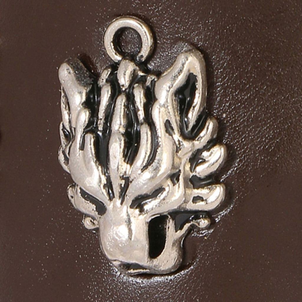 Tiger Funky Genuine Handcrafted Brown Leather Bracelet For Men Bulk