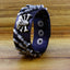 Skull Bullet Genuine Handcrafted Black Leather Bracelet For Men Bulk