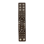 Punk Brown Handcrafted Leather Wrist Band Strap Biker Bracelet Bulk