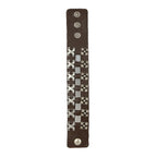 Funky Accents Handcrafted Leather Wrist Band Biker Bracelet Bulk