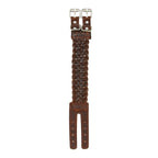 Braided Dark Brown Handcrafted Leather Wrist Band Biker Bracelet Bulk