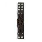 Braided Brown Handcrafted Leather Wrist Band Strap Biker Bracelet Bulk