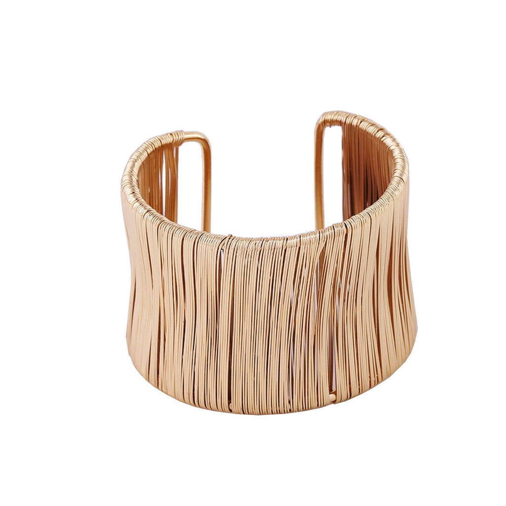 Party Wear Mesh 22K Gold Cuff Kada Bangle For Women Bulk