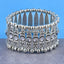 Tibetan Tribal Afghani Oxidised German Silver Stretch Bracelet Bulk