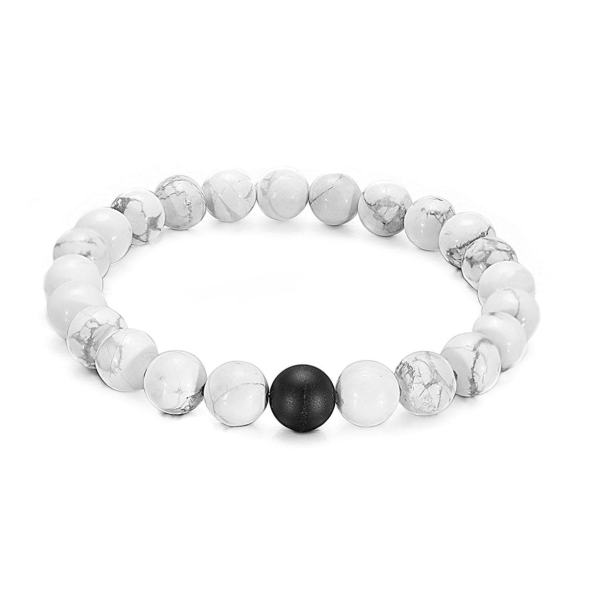 Howlite Lava Reiki Meditation Yoga Healing Beads Distance Bracelet Secondary image