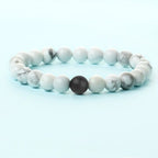 Howlite Lava Reiki Meditation Yoga Healing Beads Distance Bracelet