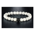Howlite Lava Reiki Meditation Yoga Healing Beads Distance Bracelet