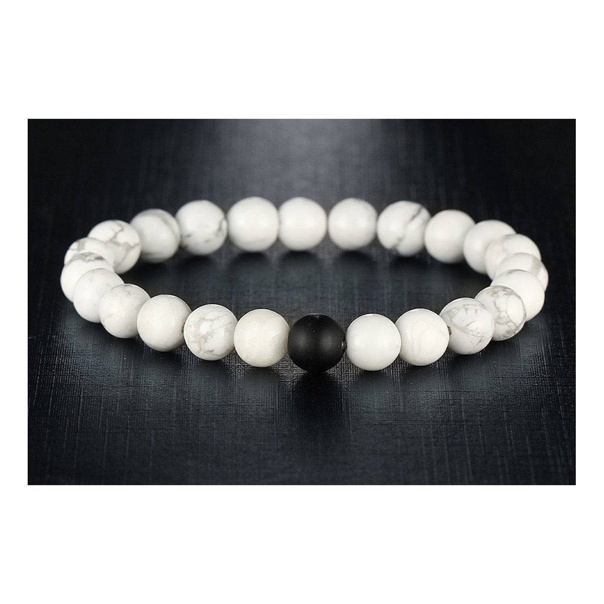 Howlite Lava Reiki Meditation Yoga Healing Beads Distance Bracelet