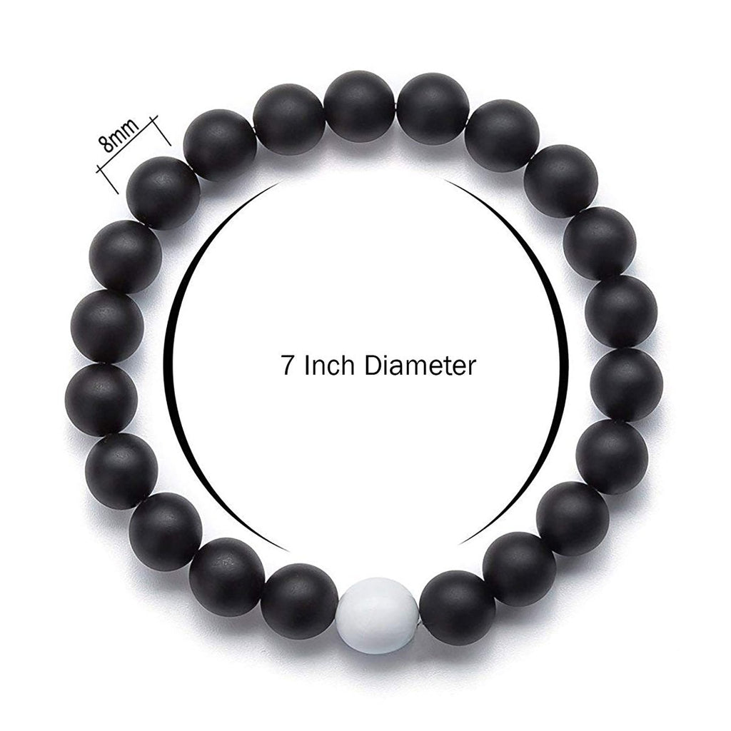 Onyx Lava Reiki Meditation Yoga Healing Beads Distance Bracelet Bulk
