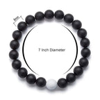 Onyx Lava Reiki Meditation Yoga Healing Beads Distance Bracelet Bulk