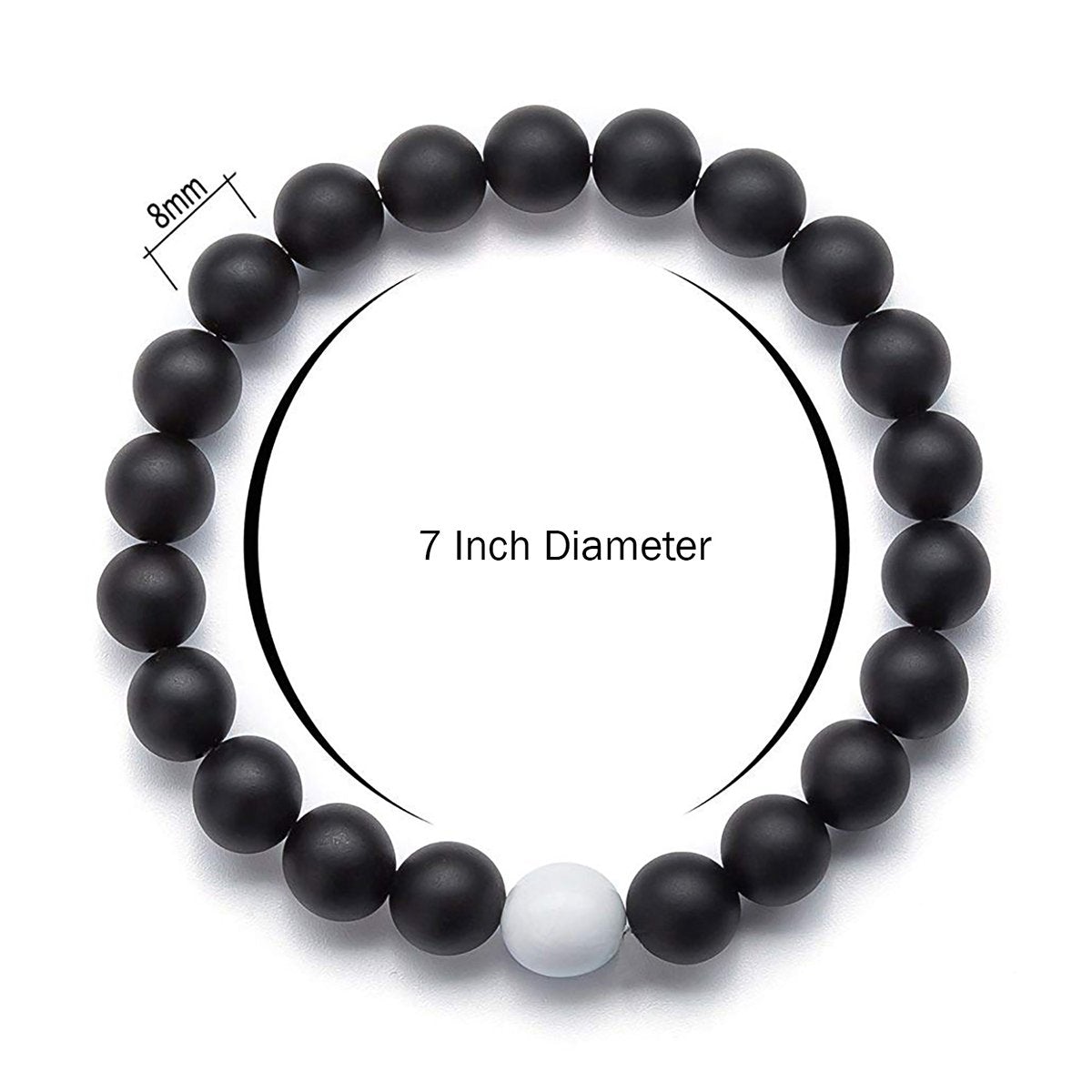 Onyx Lava Reiki Meditation Yoga Healing Beads Distance Bracelet Bulk