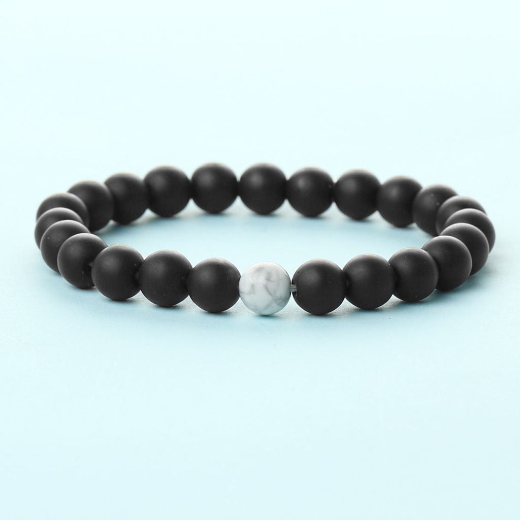 Onyx Lava Reiki Meditation Yoga Healing Beads Distance Bracelet Bulk
