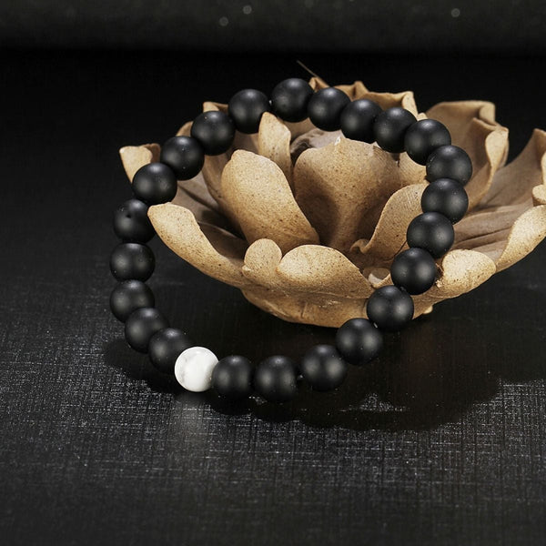 Onyx Lava Reiki Meditation Yoga Healing Beads Distance Bracelet Bulk Main image