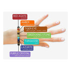 7 Chakra Reiki Healing Yoga Lava Howlite Beads Distance Bracelet Bulk