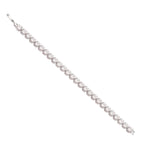 Tennis Glossy Silver Aaa Grade Cz American Diamond Bracelet Women