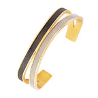 Black Silver Gold Stainless Steel Cuff Kada For Men Bulk