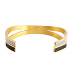 Black Silver Gold Stainless Steel Cuff Kada For Men Bulk