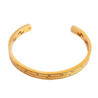 Measurement Scale 18K Gold Stainless Steel Bangle Cuff Kada Men Bulk