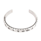 Measure Scale Silver Stainless Steel Bangle Cuff Kada Boys Men Bulk