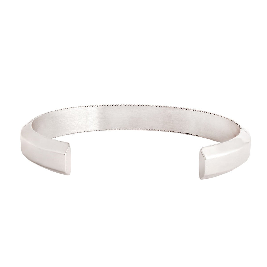 Measure Scale Silver Stainless Steel Bangle Cuff Kada Boys Men Bulk