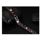 Titanium Black Gold Magnet Health Care Therapy Bio Energy Bracelet