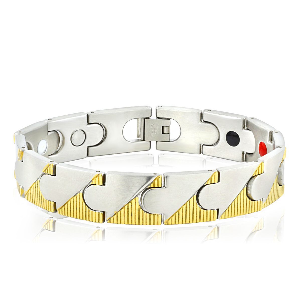 Stainless Steel Magnet Health Care Therapy Bio Energy Bracelet Bulk