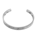 Printed Measure T Scale 316L Stainless Steel Bangle Cuff Kada Bulk