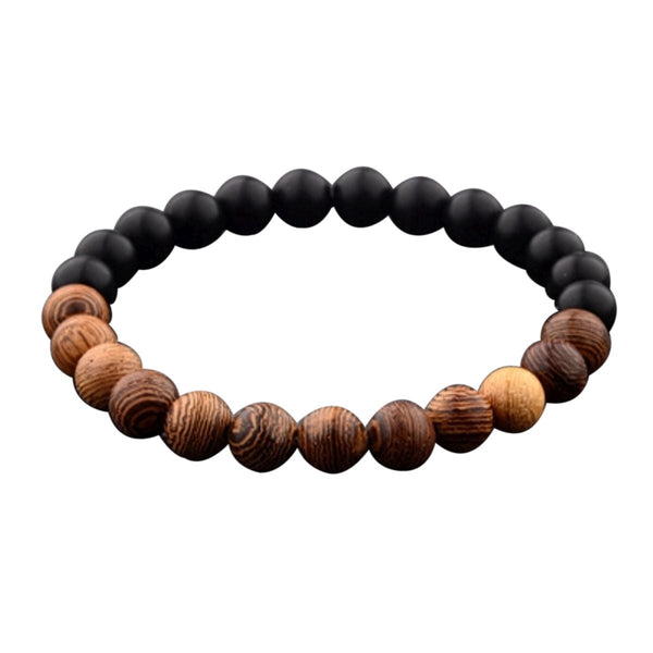Reiki Distance Healing Wooden Onyx Beads Black Distance Bracelet Bulk Secondary image