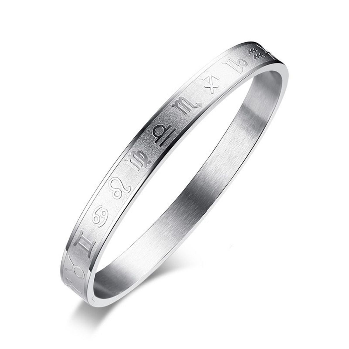 Zodiac Star Sign Stainless Steel Openable Kada Bangle Bracelet Bulk