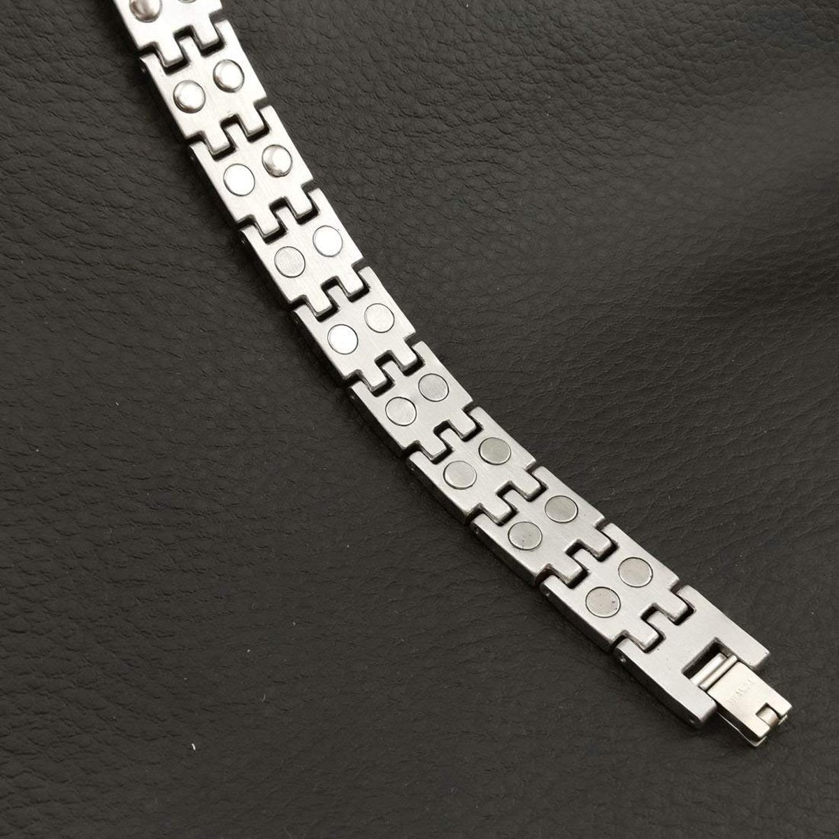 Gold Stainless Steel Magnet Health Care Therapy Bio Energy Bracelet
