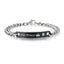 His Princess Rose Gold Silver Stainless Steel Couple Lovers Bracelet