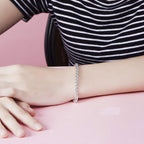 Stylish Wheat Silver 316L Stainless Steel Bracelet Men Women Bulk