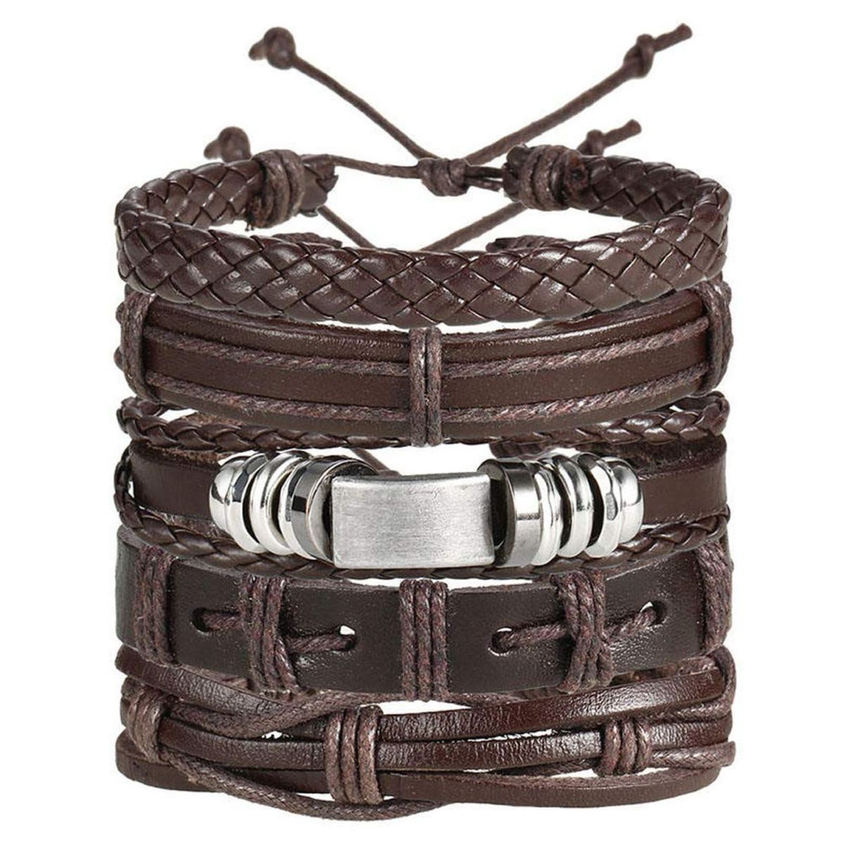 Leather Wraps Casual Party Wear Skin Friendly Bracelets Bulk Secondary image