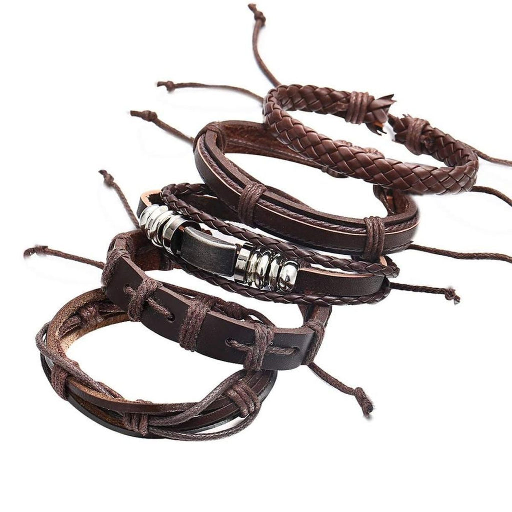Leather Wraps Casual Party Wear Skin Friendly Bracelets Bulk