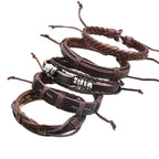 Leather Wraps Casual Party Wear Skin Friendly Bracelets Bulk