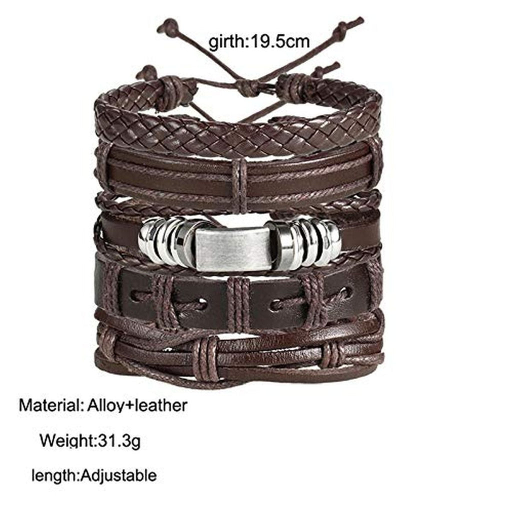 Leather Wraps Casual Party Wear Skin Friendly Bracelets Bulk