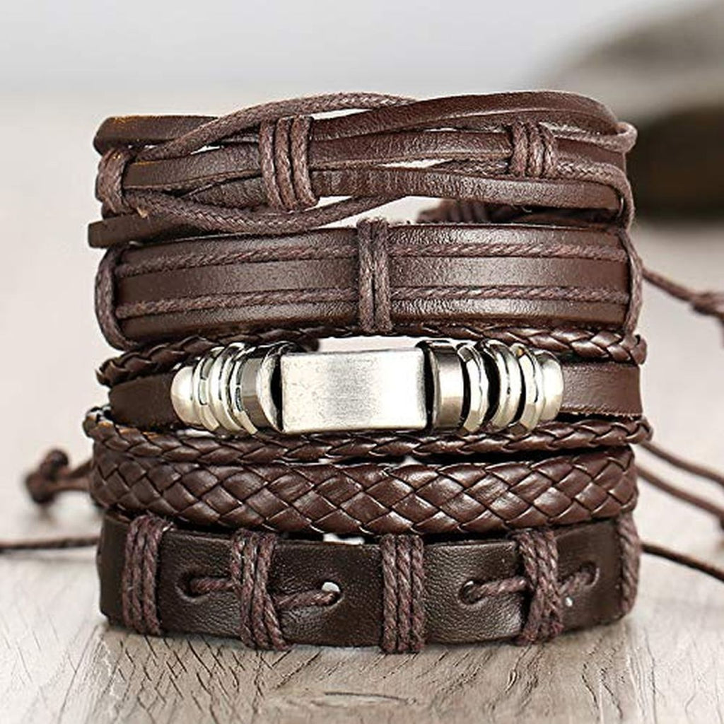 Leather Wraps Casual Party Wear Skin Friendly Bracelets Bulk