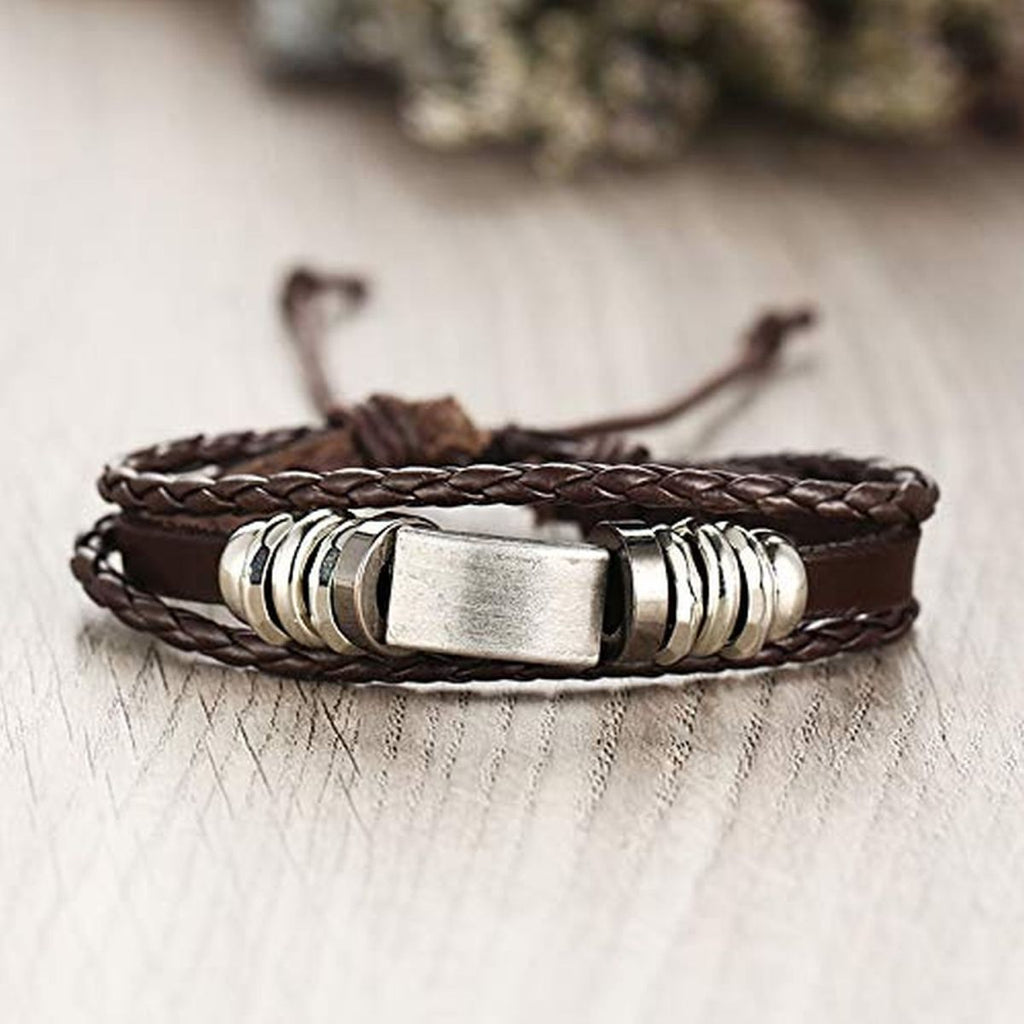 Leather Wraps Casual Party Wear Skin Friendly Bracelets Bulk