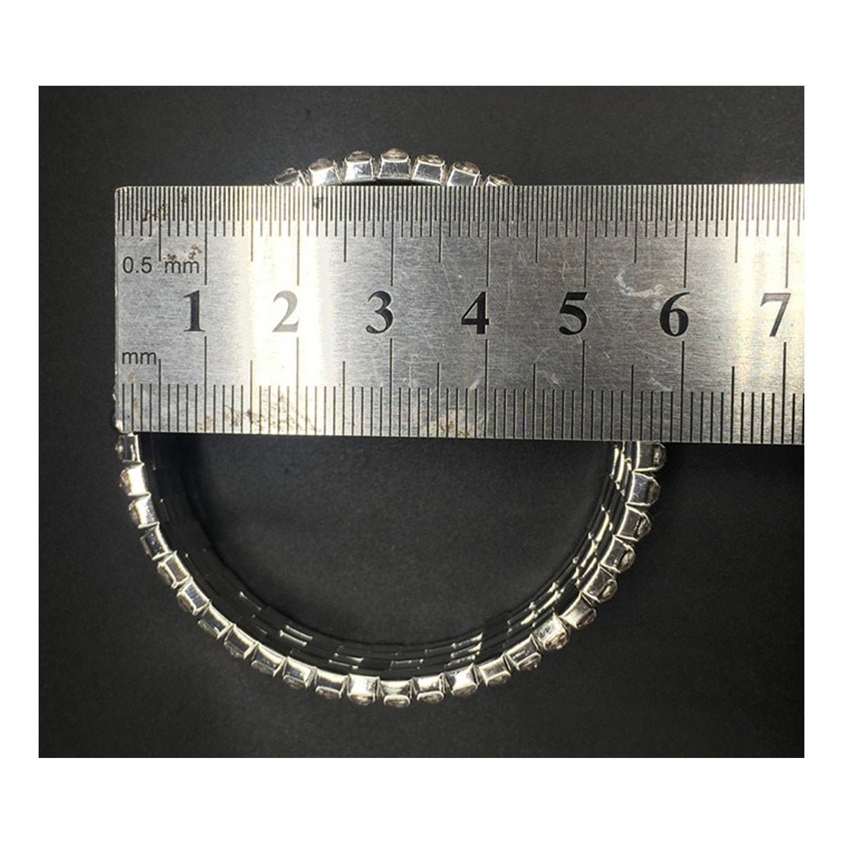 Three Line Austrian Rhinestone Crystal Stretch Elastic Bracelet Bulk