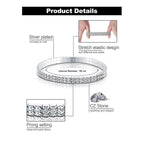 Three Line Austrian Rhinestone Crystal Stretch Elastic Bracelet Bulk