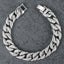Hip Hop Iced Out Cuban Curb Rhinestone CZ Silver Bracelet Bulk