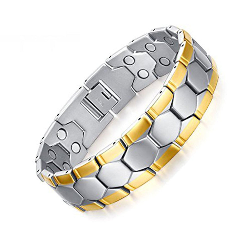 Stainless Steel Health Care Magnet Therapy Bio Energy Bracelet Bulk