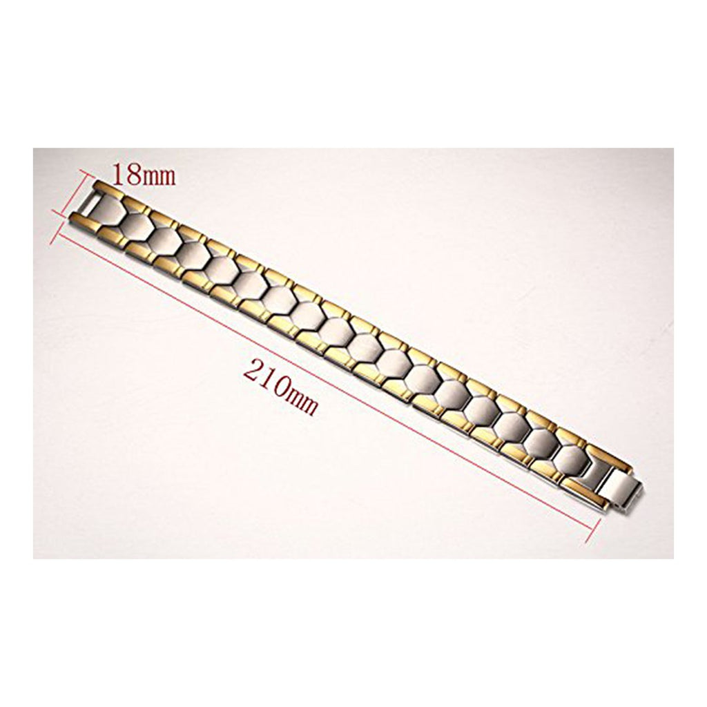 Stainless Steel Health Care Magnet Therapy Bio Energy Bracelet Bulk