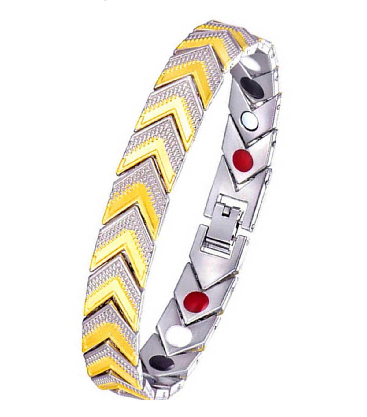 Stainless Steel Health Care Magnet Therapy Bio Energy Bracelets Bulk