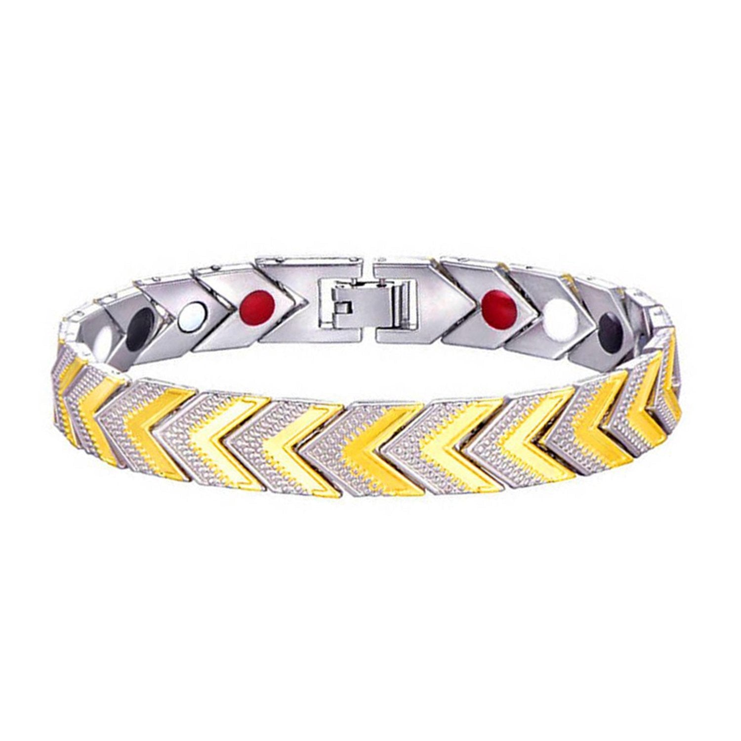 Stainless Steel Health Care Magnet Therapy Bio Energy Bracelets Bulk