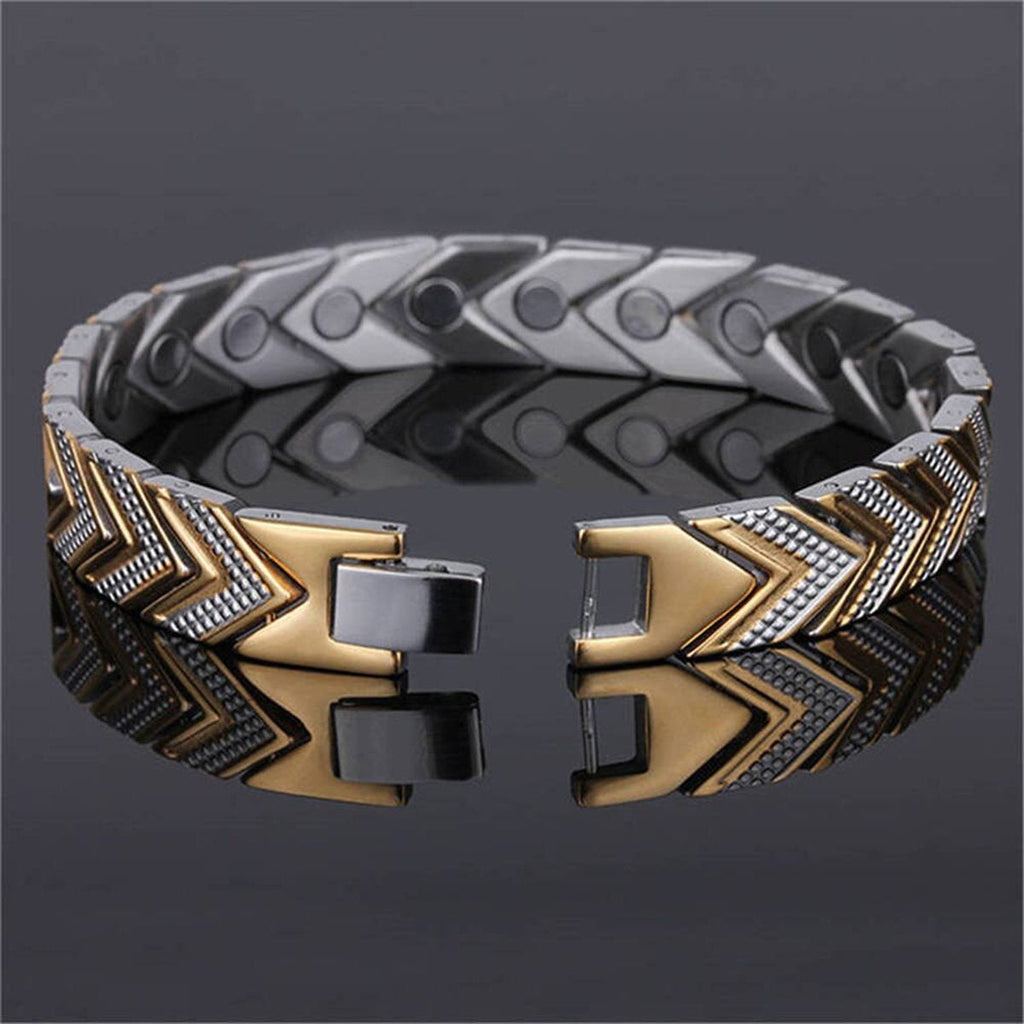 Stainless Steel Health Care Magnet Therapy Bio Energy Bracelets Bulk