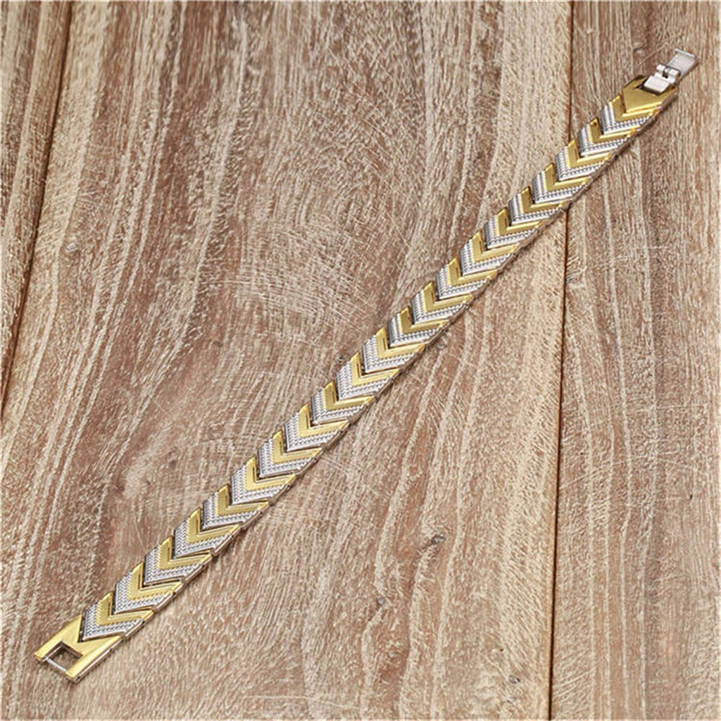 Stainless Steel Health Care Magnet Therapy Bio Energy Bracelets Bulk